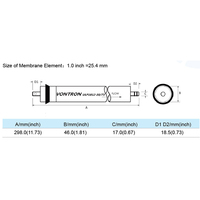 75 gpd membrana RO ULP1812-75 membrana odwróconej osmozy filtr do wody 4